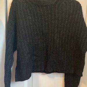 american eagle black sweater